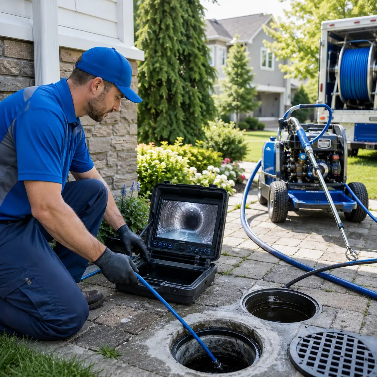 Outdoor drain cleaning professionals serving Hebron, KY